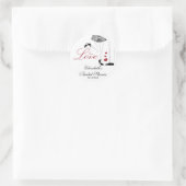 Ware Liefde Paar Vrijgezellenfeest Sticker (Tas)