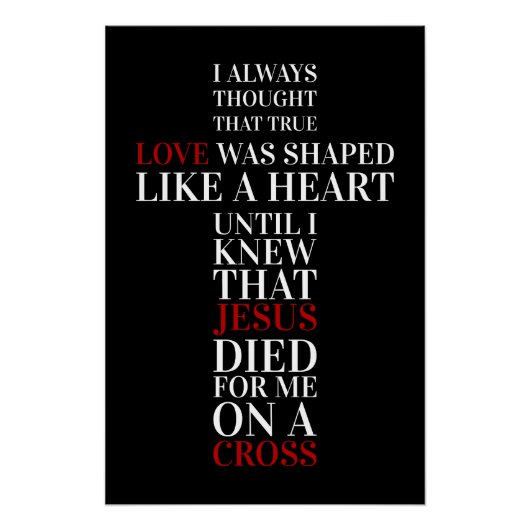 Ware liefde perfect poster (Voorkant)