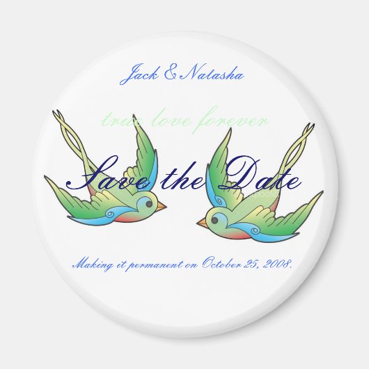 Ware liefde permanent maken magneet (Voorkant)