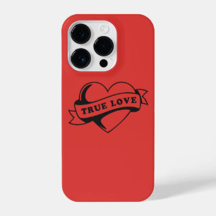 Ware Liefde Tattoo Hart Klassiek Romance ontwerp iPhone 14 Plus Hoesje