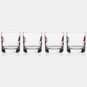 Ware Liefde Tattoo Hart Klassiek Romance ontwerp Whisky Glas