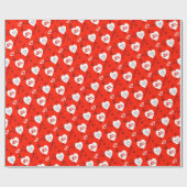 Ware Liefde Valentijnsharten Cadeaupapier (Vlak)
