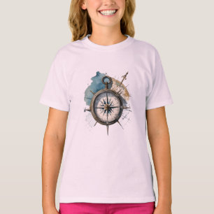 Ware Noorden Geleide door Richtingskompas van de Z T-shirt