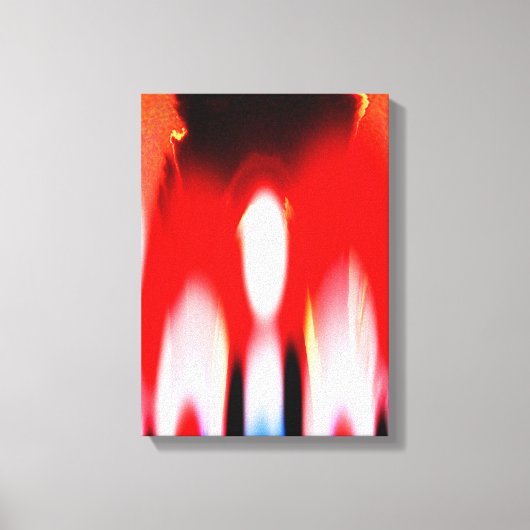 Ware vlamkunst canvas afdruk (Voorkant)