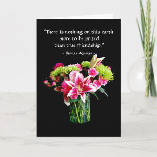 Ware Vriend Gelukkige Verjaardag, Stargazer Lily B Kaart
