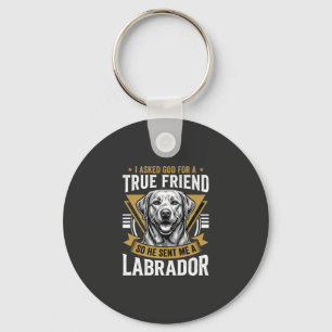 Ware Vriend Labrador Hond Sleutelhanger