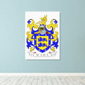 Ware Wapen van Wapen I Canvas Afdruk (Insitu (Houten vloer))