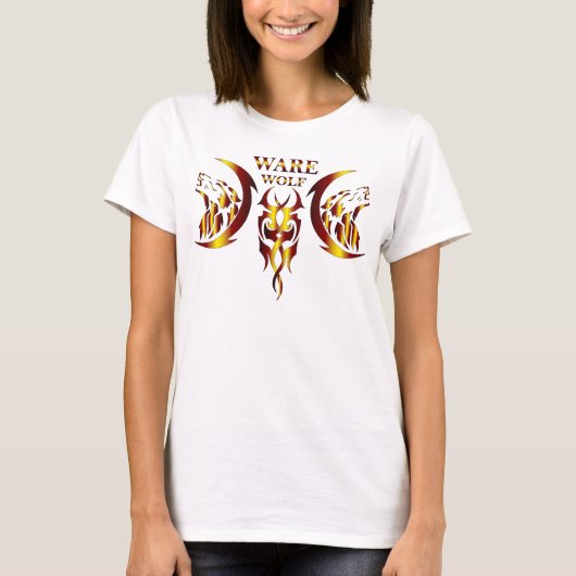 Ware Wolf Vrouwen Shirt (Voorkant)