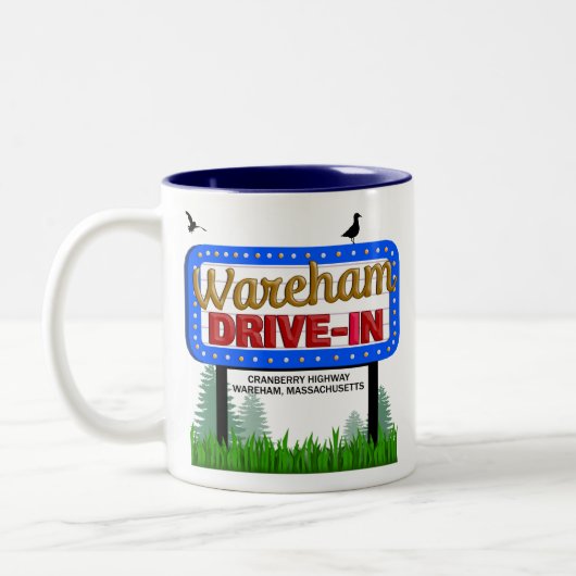 Wareham Drive-In Coffee Mok (Links)