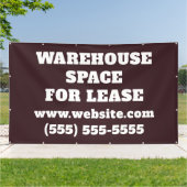 Warehouse Space Lease Banner (Buitenkant)