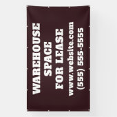 Warehouse Space Lease Banner (Verticaal)