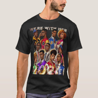 Waren bij haar t-shirt