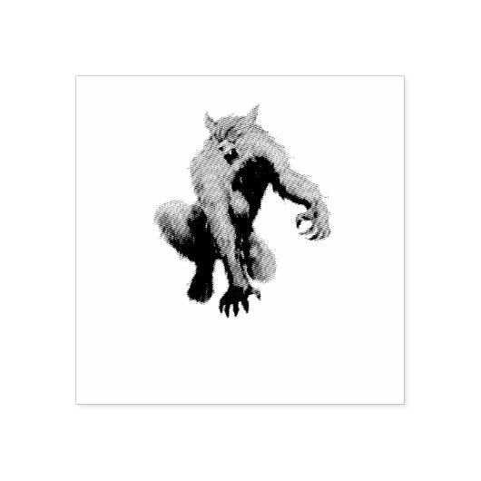 Warewolf Rubberstempel (Afrduk)