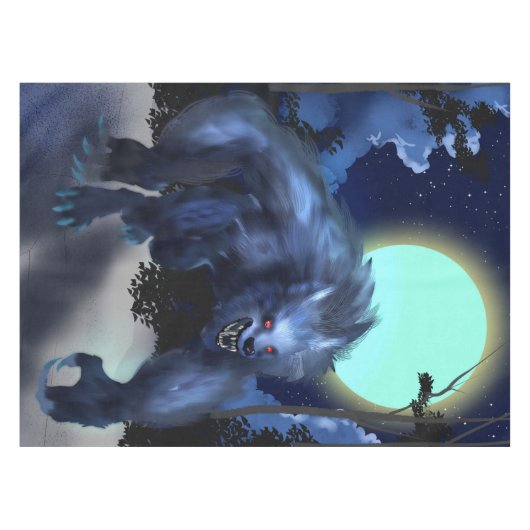 Warewolf Tafelkleed (Voorkant (Horizontaal))