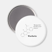 Warfarine (Blood Thinner) Magneet (Voorkant / Achterkant)