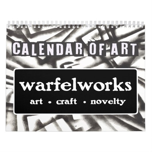 Warfelworks Kunstkalender voor 2025 Kalender (Hoes)