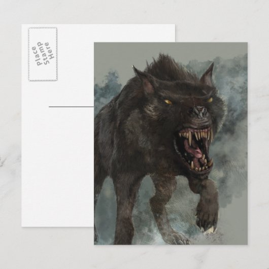 Warg Briefkaart (Voorkant / Achterkant)
