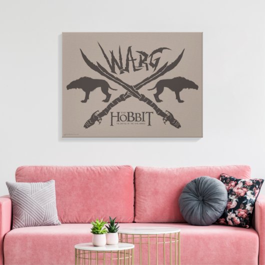 Warg Movie-pictogram Canvas Afdruk (Insitu (Woonkamer))