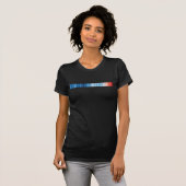 Waring snijdt de klimaatsverandering grafisch aan. t-shirt (Voorkant volledig)