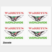 Warkieten sticker (Vel)