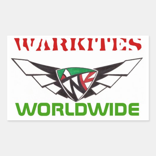 Warkieten sticker (Voorkant)