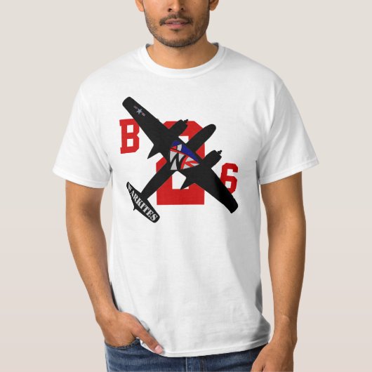 Warkites B-26 Invader Koreaans Oorlog T-shirt (Voorkant)