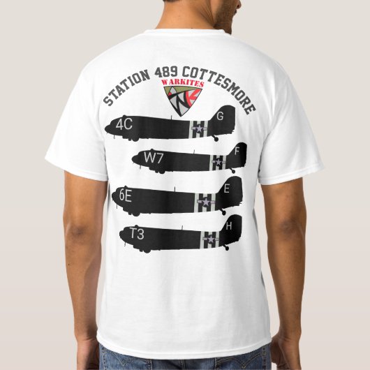 Warkites C-47 Troop Carrier Group 316th T-shirt (Achterkant)