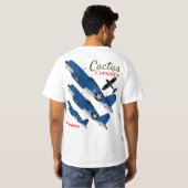 Warkites "Cactus Corsairs" F4U-1 T-shirt (Achterkant volledig)
