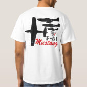 Warkites F-51 Mustang T-shirt (Achterkant)