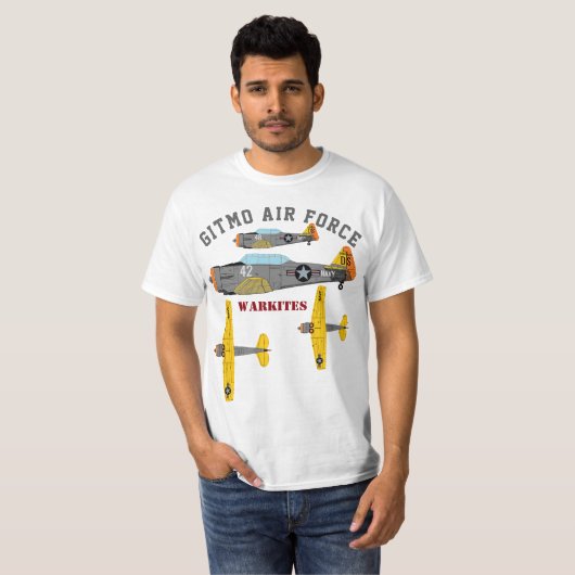Warkites "Gitmo Air Force" SNJ T-Shirt- T-shirt (Voorkant volledig)