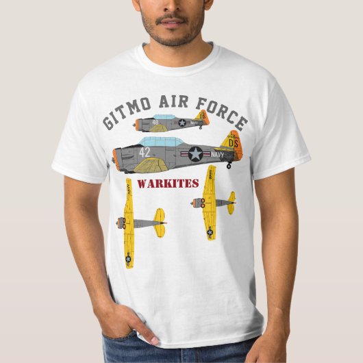 Warkites "Gitmo Air Force" SNJ T-Shirt- T-shirt (Voorkant)