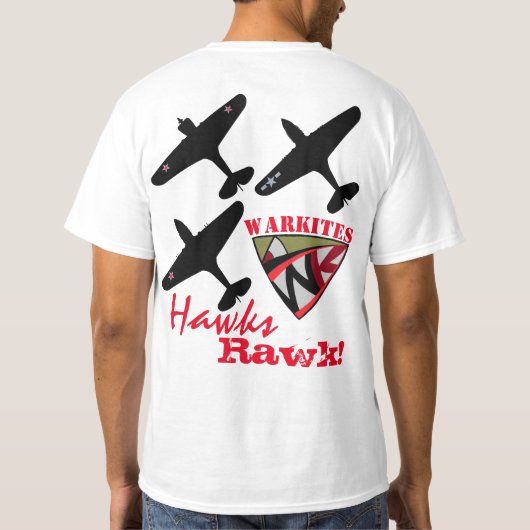 Warkites Hawks Rawk! T-Shirt (Achterkant)