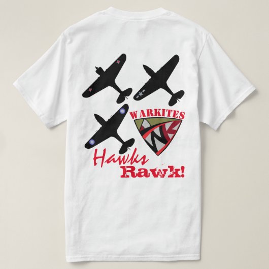 Warkites Hawks Rawk ! T-shirts (Design dos)