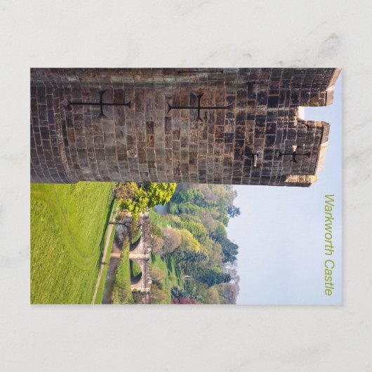 Warkworth Castle Briefkaart (Voorkant)