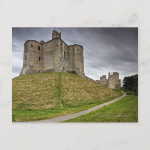 Warkworth Castle in Northumberland, Engeland Briefkaart