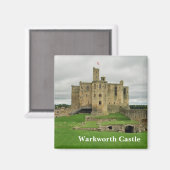 Warkworth Castle Magnet Magneet (Voorkant / Achterkant)