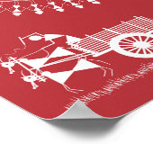 Warli Harmony : Poster de l'arbre de vie et de la (Coin)