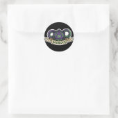 Warlock D20 Class Crest Sticker - Funny D&D Warloc (Tas)
