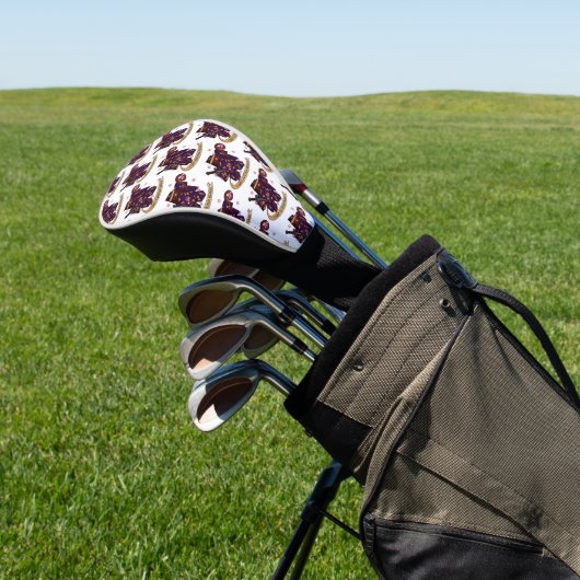 Warlock Dice Design Golfheadcover (Insitu)