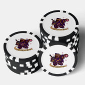 Warlock Dice Design Poker Chips (Opstapeling)