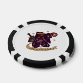 Warlock Dice Design Poker Chips (Enkel)