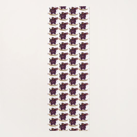 Warlock Dice Design Yogamat (Achterkant)