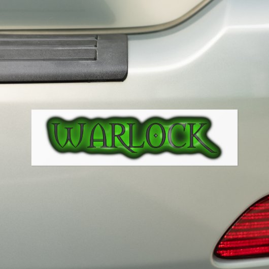 Warlock WoW Bumpersticker (Op auto)
