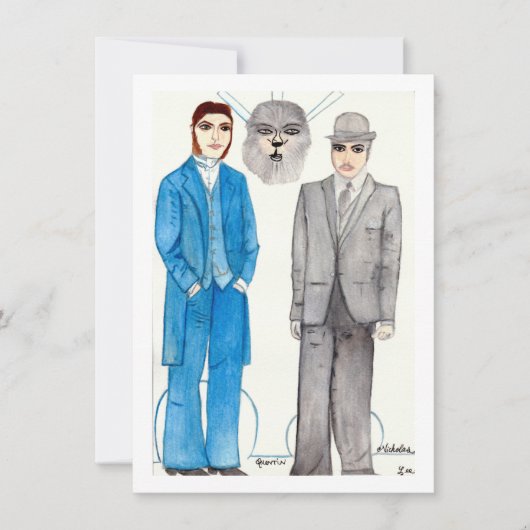 Warlocks Paper Dolls Kaart (Voorkant)