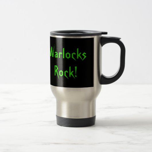 Warlocks Rock! Travel Mug Reisbeker (Rechts)