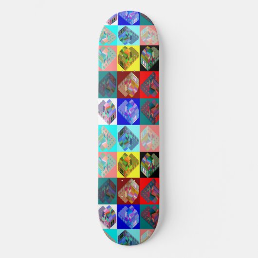 Warlong-Haul CabOver the lookGlass Rainbow Skateboard (Voorkant)