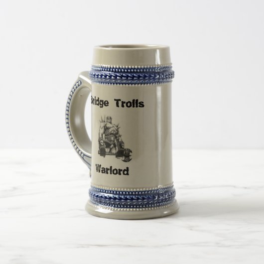 Warlord stein bierpul (Voorkant links)