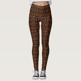 Warm African Tribal Design Leggings
