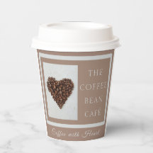 Warm Artisan Coffee Shop Zakelijk Merk Takeaway