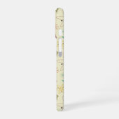 Warm Atomic Boomerang Diamond Mid Mod Pattern iPhone 16 Hoesje (Linkerkant)